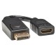 Tripp Lite P136-000 Adaptador Convertidor de Video DisplayPort a HDMI (M/H), 152 mm [6 Pulgadas]